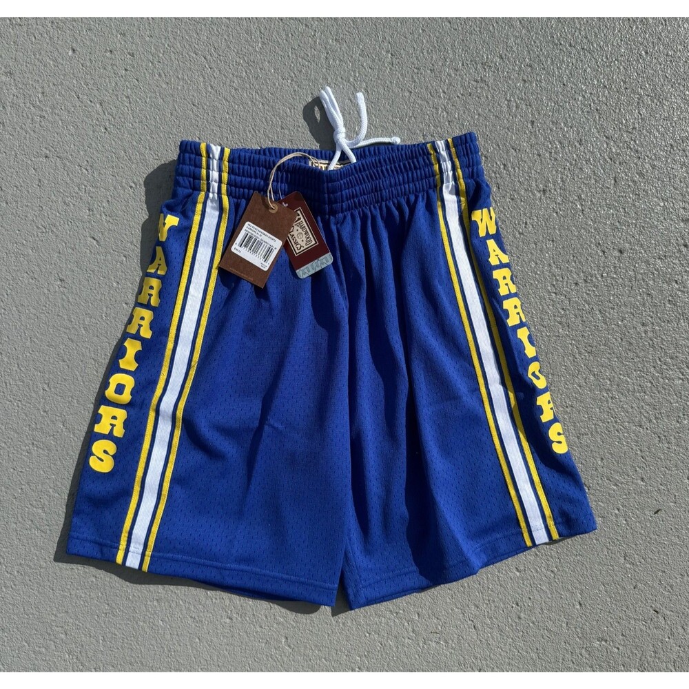 Men's Mitchell & Ness Golden State Warriors NBA Swingman Shorts 81-82 Medium